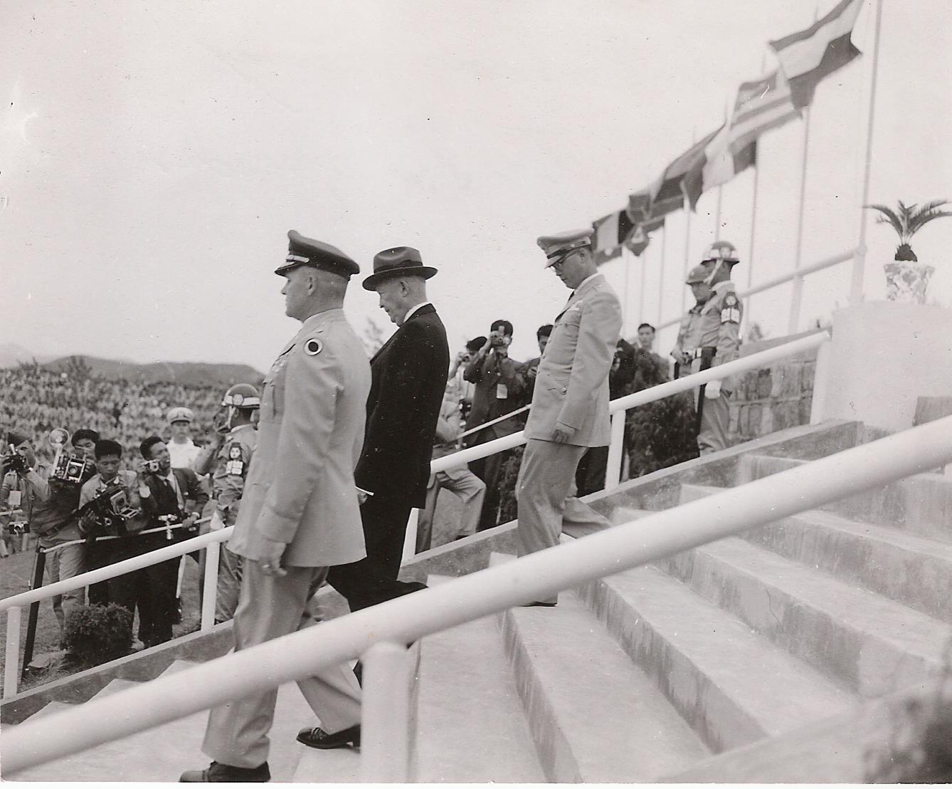 President Eisenhower in Korea