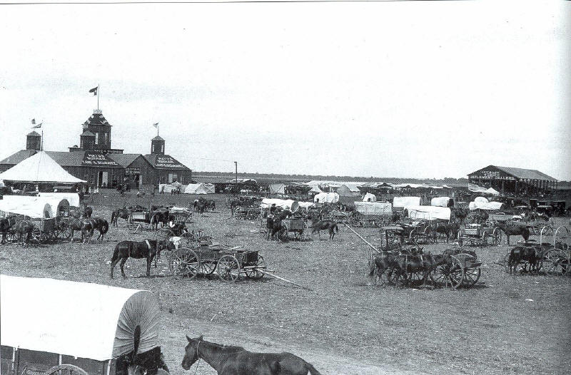 Trade Days in 1880's Brownwood, Texas