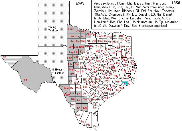 1858 Texas