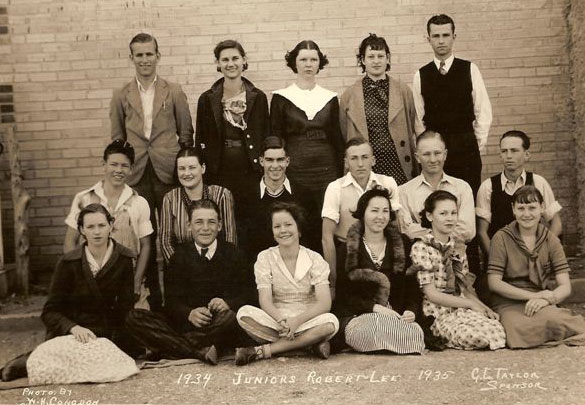 Juniors 1934 Robert Lee HS