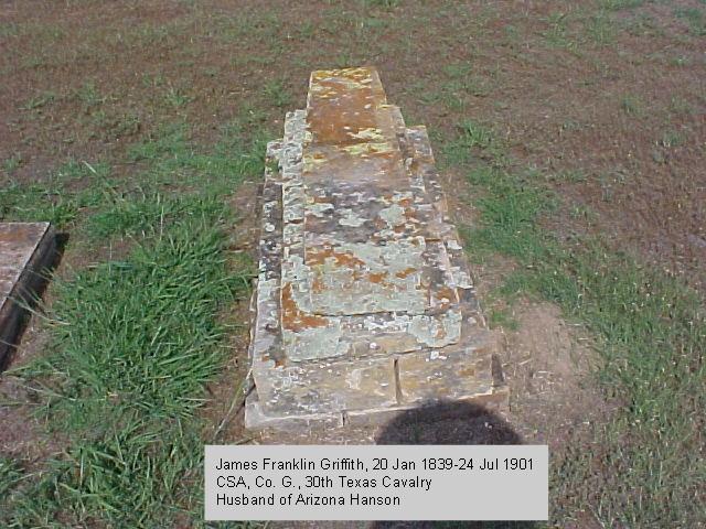 Tombstone of James Franklin Griffith