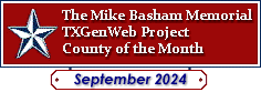 TXGenWeb County of the Month September 2024 logo