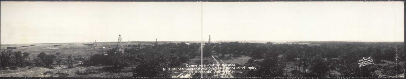 Eastland County Oil
              Fields circa 1919