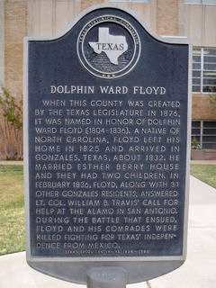 Historical Marker: Dolphin Ward Floyd, Floyd County, Texas