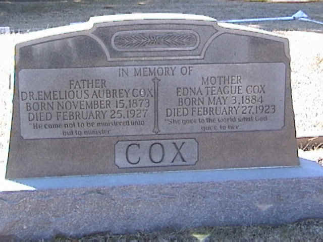 Aubrey & Edna Cox