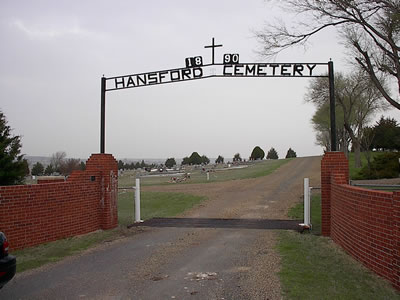 Hansford Cemetery Entrance, Hansford County, Texas