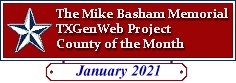 TXGenWeb County of the Month, January 2021