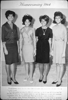 homecoming court in 1964