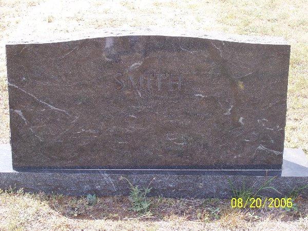 SMITH (there is nothing else inscribed on this tombstone)