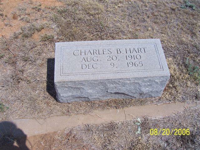 Tombstone of Charles B. Hart (1910-1965)