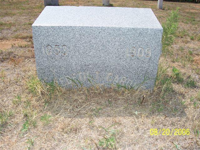Unreadable tombstone