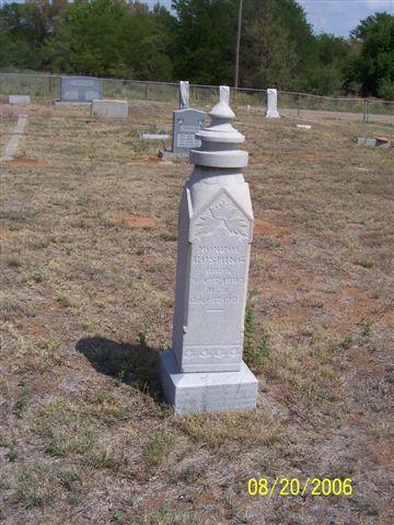Tombstone of Monroe Rushing