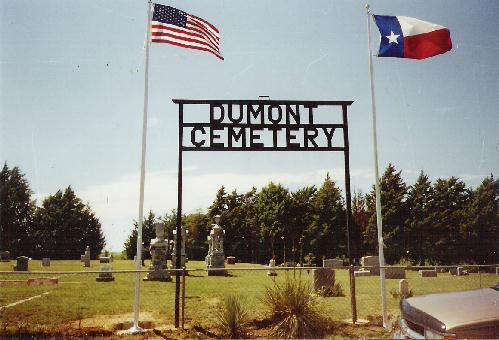 Entry to Dumont Cemetery