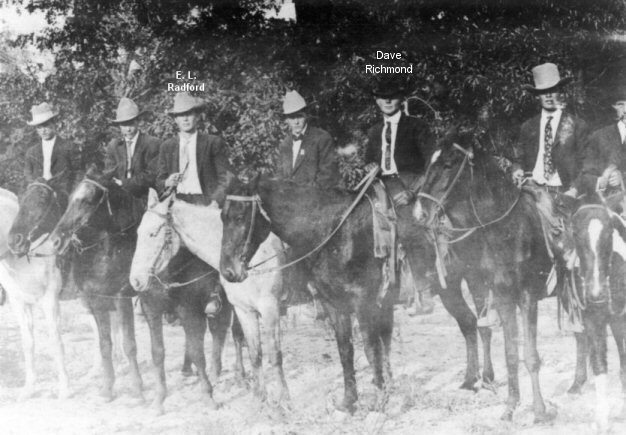 Cowboys on horses