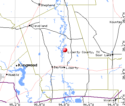 Liberty County Map