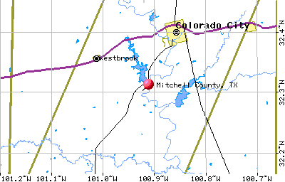 Mitchell County Map 1