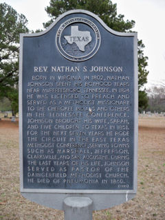 Rev. Nathan S. Johnson, Morris County, Texas