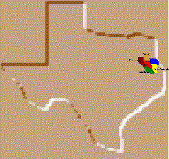 nacogdoches county, texas map