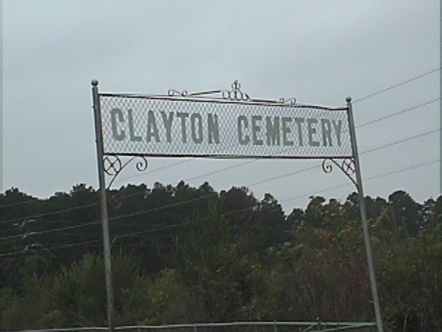 Clayton Cemetery Entrance, Panola County, Texas