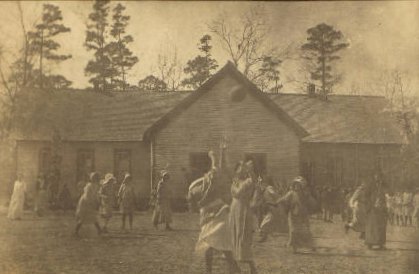 Basketball at Brooks, Panola County, Texas