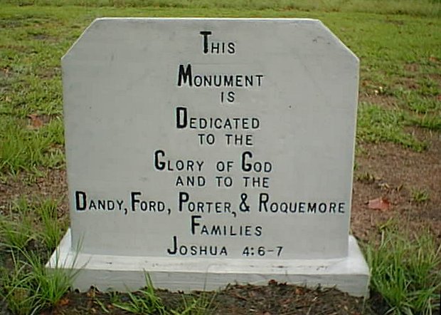 Marker on County Road 338, Panola County, Texas