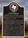 Camp Springs Historical Marker