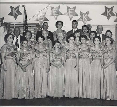 Eastern Star Officer Installation 1951