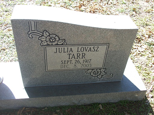 Julia Margaret <i>Lovasz</i> Tarr