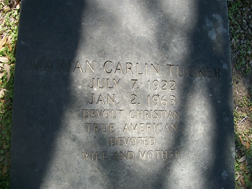 Marian <i>Carlin</i> Tucker