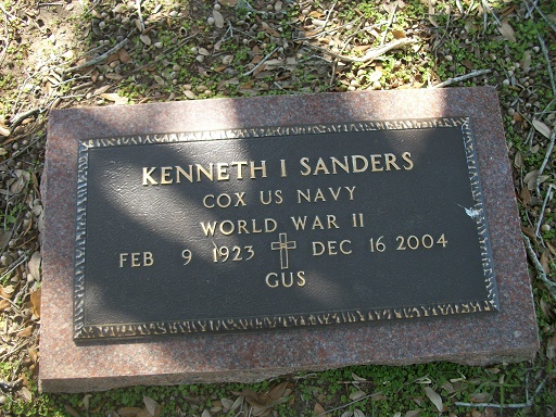 Kenneth I Gus Sanders