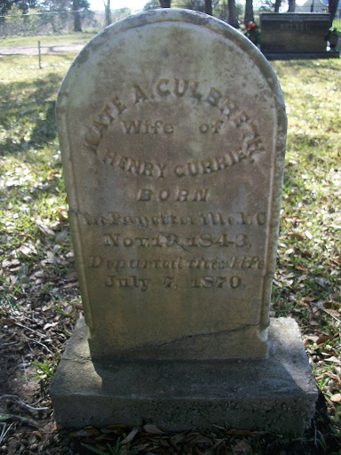 Kate A <i>Culbreth</i> Currie